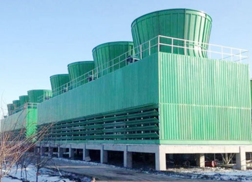 榆林逆流式冷却塔工程施工厂家-加工安装定做